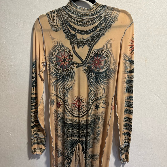 JEAN PAUL GAULTIER
Tattoo Collection mesh jumpsuit - Picture 7 of 12